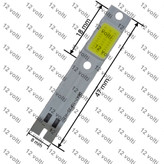 چیپ هدلایت سی او بی اچ هفت ۱۵ وات * COB H7 headlight chip 15W