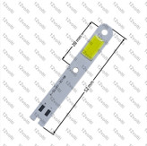 چیپ هدلایت سی او بی اس دو اچ یک 15 وات * COB headlight chip S2H1