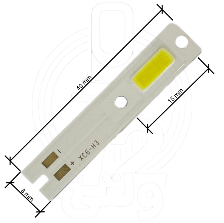 چیپ هدلایت سی او بی اچ سه 18 وات | COB H3 18W