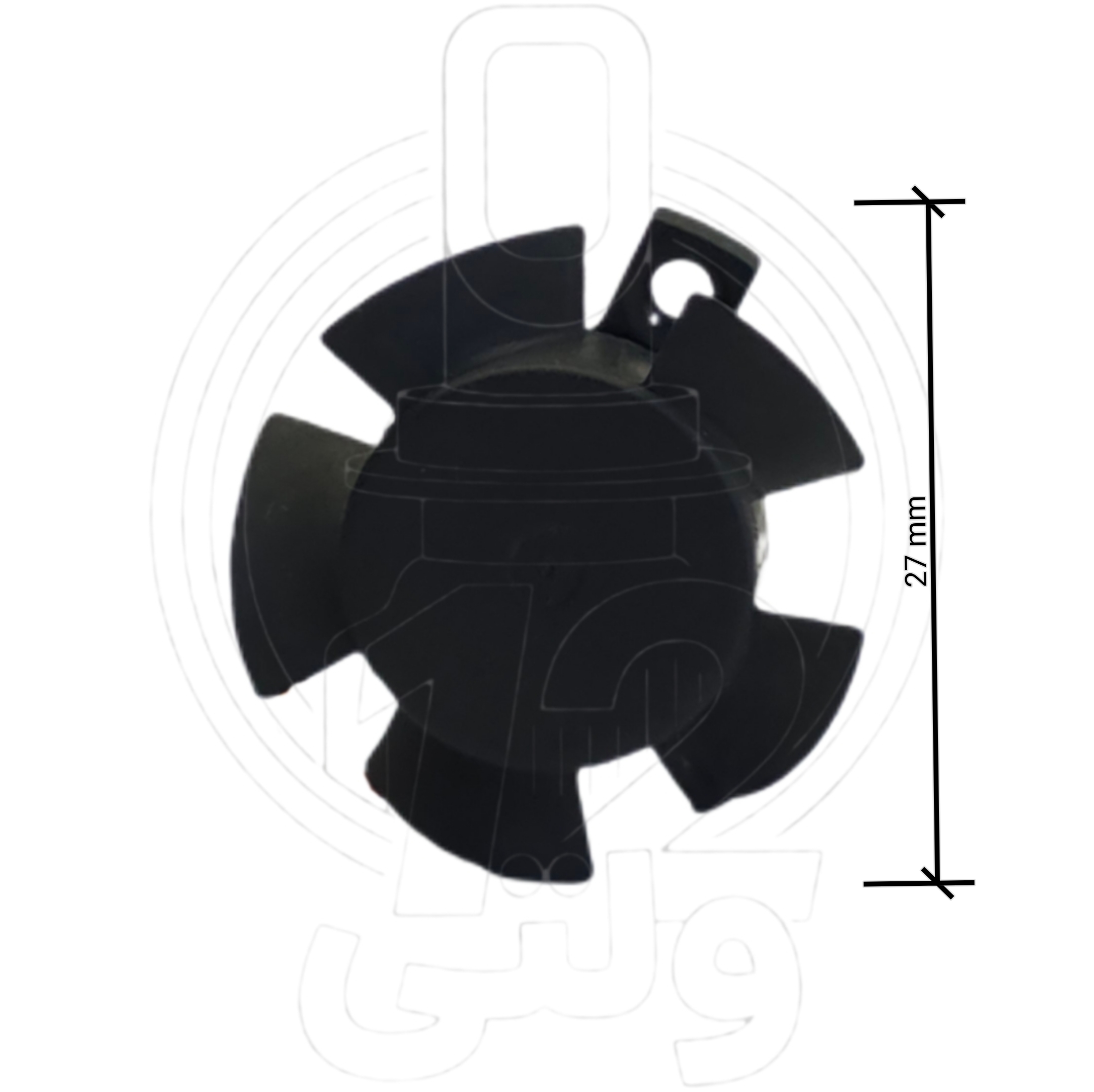 فن سه پیچ کوچک هدلایت * Small three-screw headlight fan