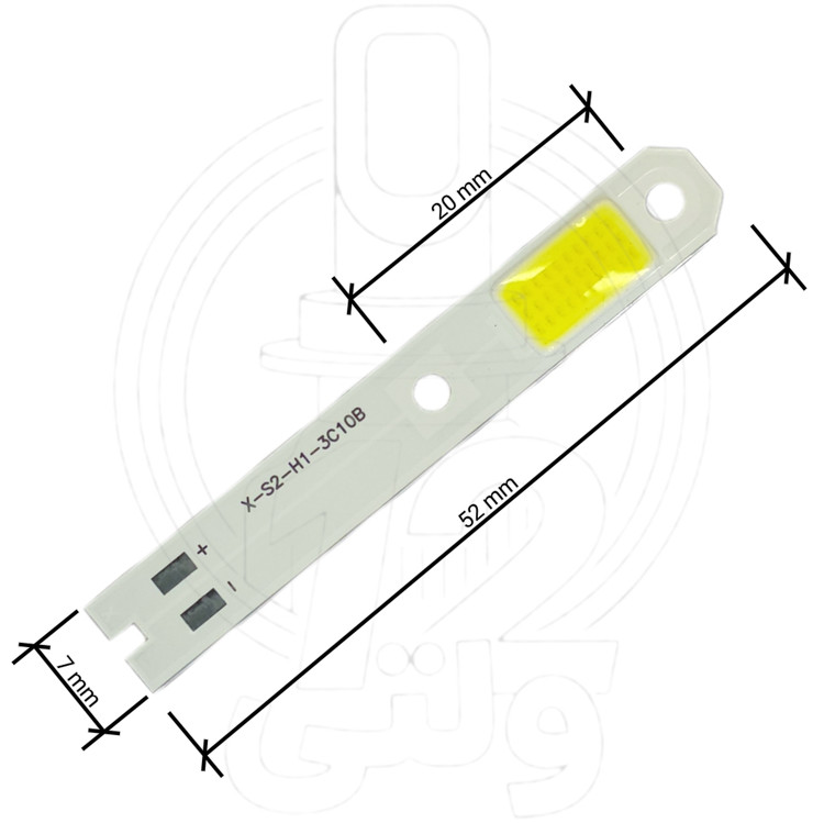 چیپ هدلایت سی او بی اس دو اچ یک 15 وات * COB headlight chip S2H1