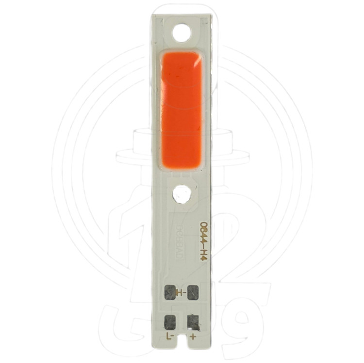 چیپ هدلایت سی او بی اچ چهار دوکنتاکت رنگ قرمز 30 وات | Red color COB two-contact headlight chip H4 30W