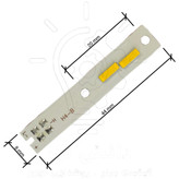 چیپ هدلایت سی اس پی اچ چهار نور زرد 30 وات | Yellow light CSP headlight chip H4 30W