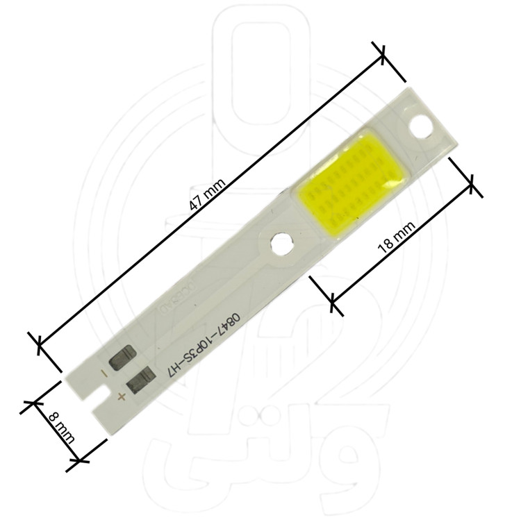 چیپ هدلایت سی او بی اچ هفت ۱۵ وات * COB H7 headlight chip 15W