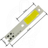 چیپ هدلایت سی او بی اچ چهار * COB H4 headlight chip 30W
