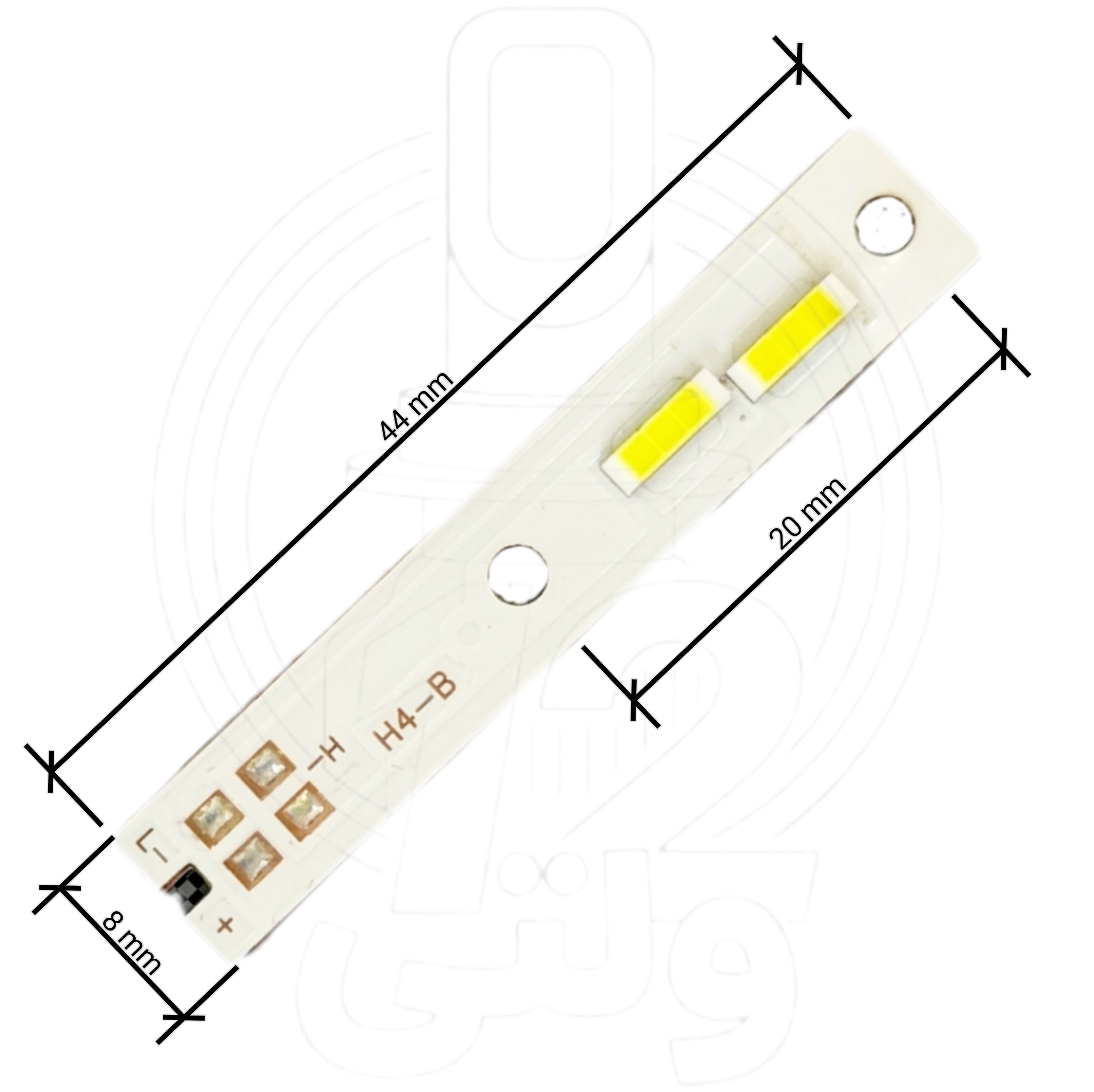 چیپ هدلایت سی اس پی اچ چهار 30 وات | CSP H4 headlight chip 30W