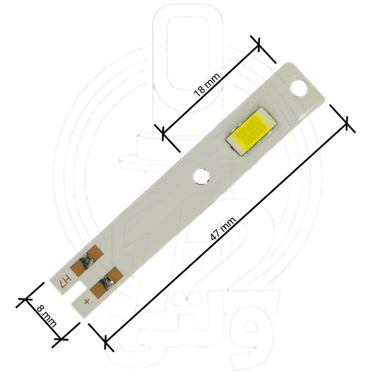 چیپ هدلایت سی اس پی اچ هفت 30 وات * H7 CSP headlight chip 30W