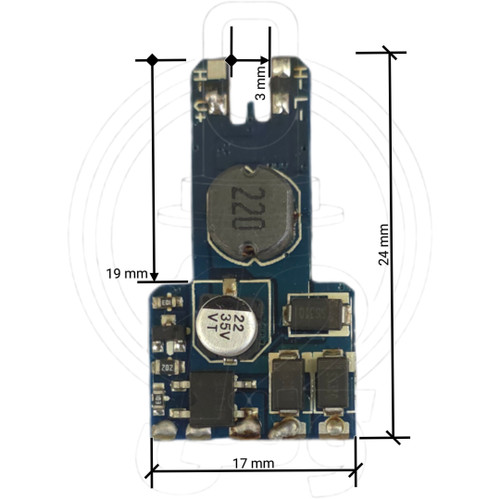 درایور استوک دو کنتاکت بردی * Standard dual-contact PCB driver