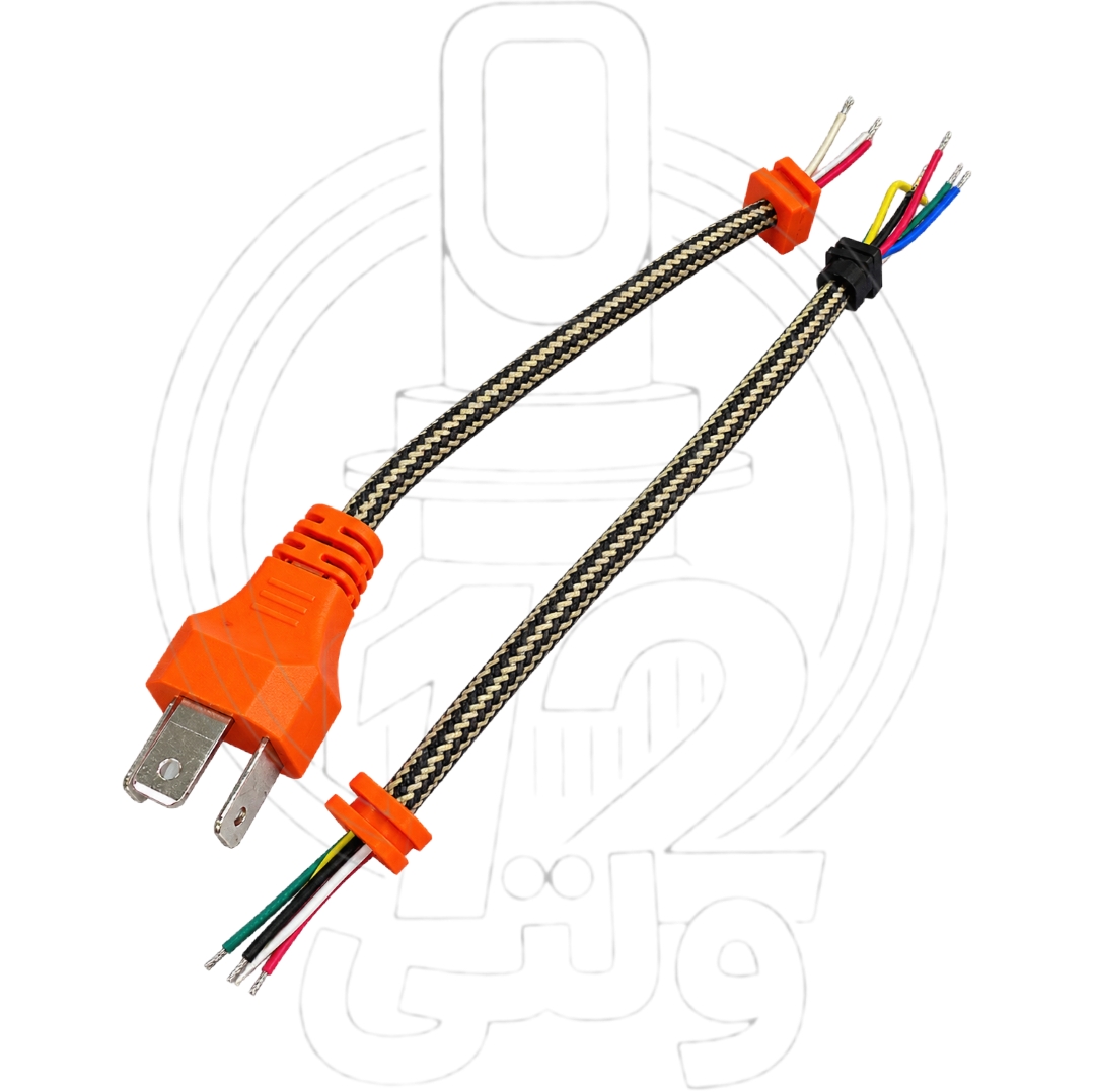 کابل هدلایت اچ چهار کامل * Complete H4 headlight wiring harness
