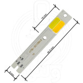چیپ هدلایت سی او بی اچ هفت دو رنگ 30 وات | COB H7 2C 30W